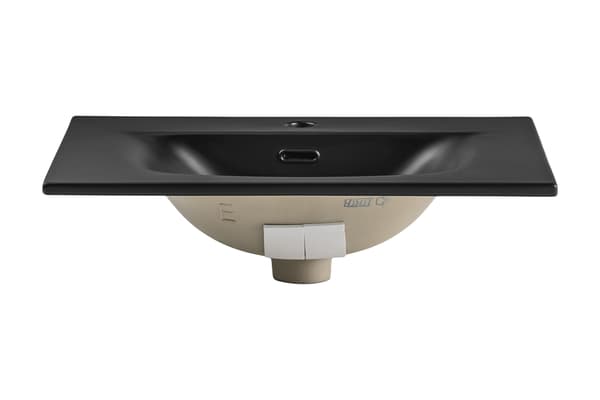 Ovanpåliggande Tvättställ 60 Cm - Svart