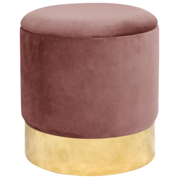 Akord sittpuff Golden puderrosa