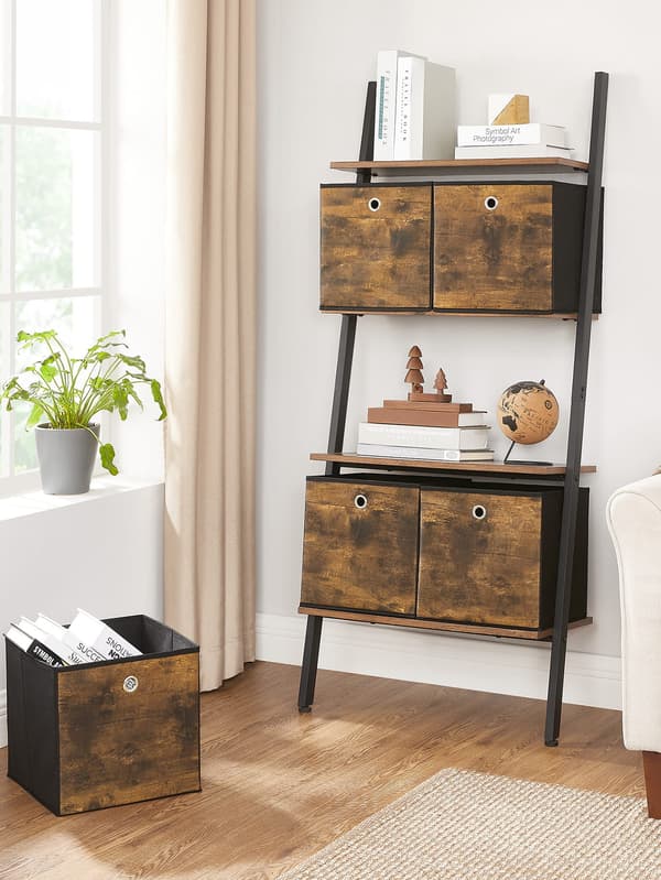 Leobert - Organizer - Rustik Brun/Sort - 30X30X30 Cm