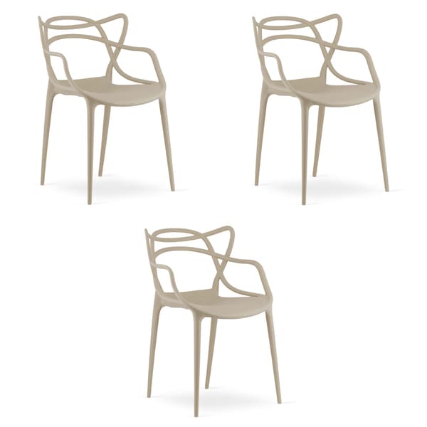 Kato-Tuoli, Beige, 3 Kpl