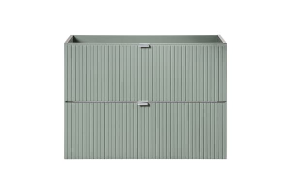 Vaskeskab 80 Cm Med 2 Skuffer - Reed Grøn