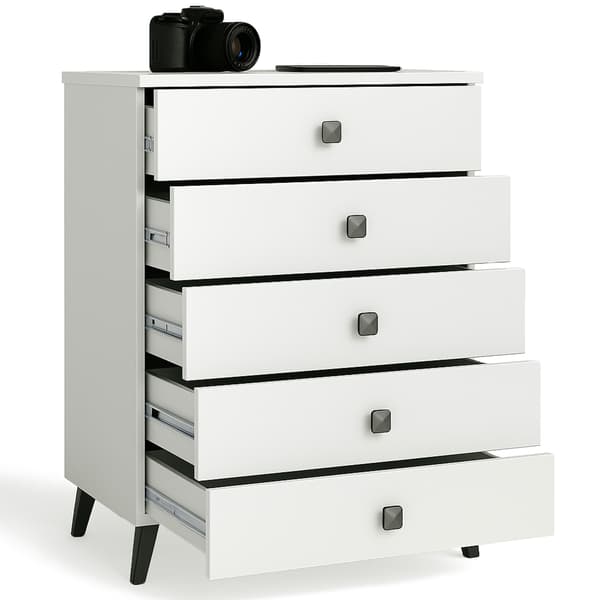 Akord Skænk Mobi Hvid/Sort 60x37x89