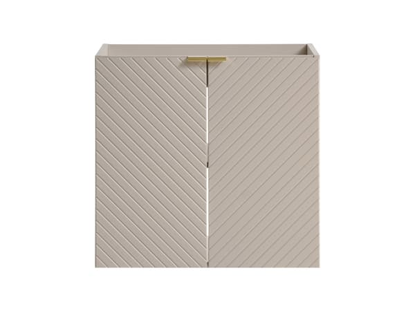Vaskeskab 60 Cm Med 2 Døre - Nova Kashmir, Mat Sort