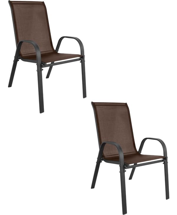 Tuoli - Leobert - Sofia - Ruskea - 56X43X91 Cm - Setti 2 Kpl