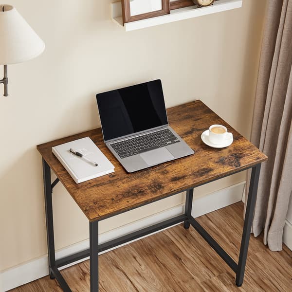 Leobert - Skrivebord - Rustik Brun/Sort - 80X50X75 Cm
