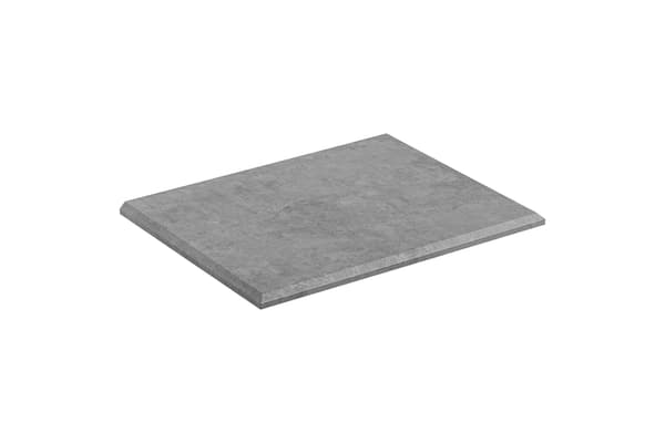 Bordplade Til Håndvask 60 Cm - Lys Beton