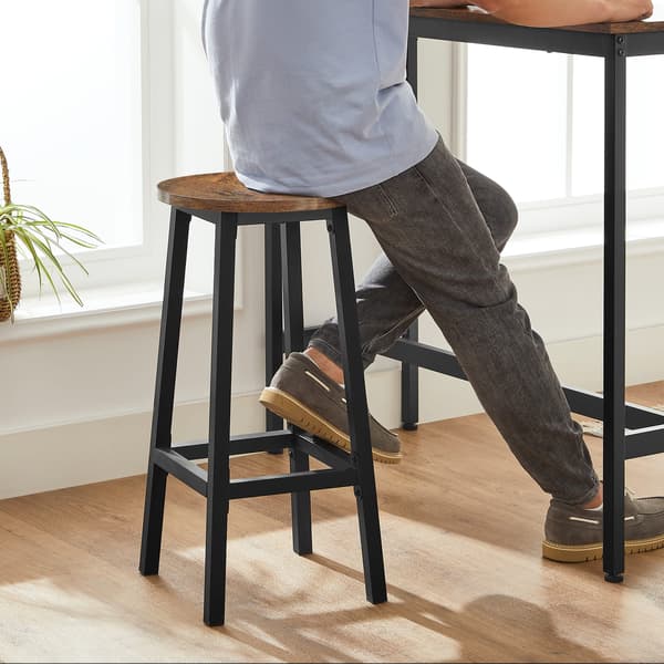 Leobert - Bord - Rustik Brun/Sort - 100X40X90 Cm