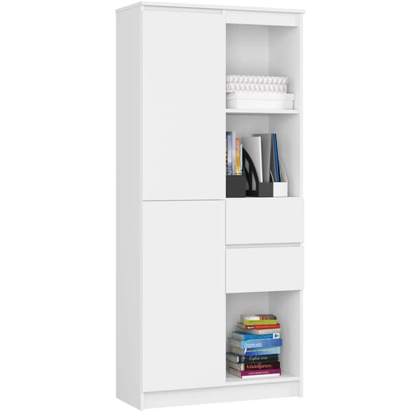 Akord Hylla Vit 80X35X180