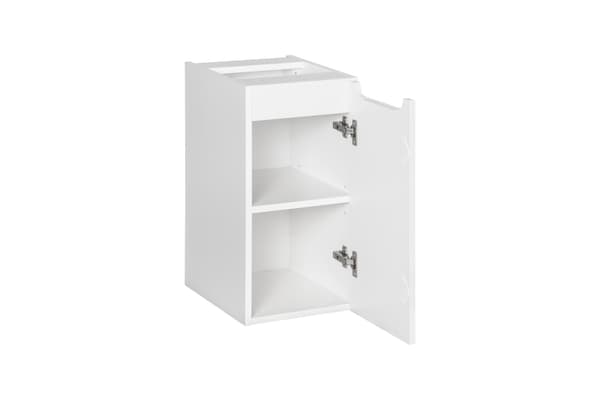 Sidoskåp 30 Cm Med 1 Dörr - Vit Matt