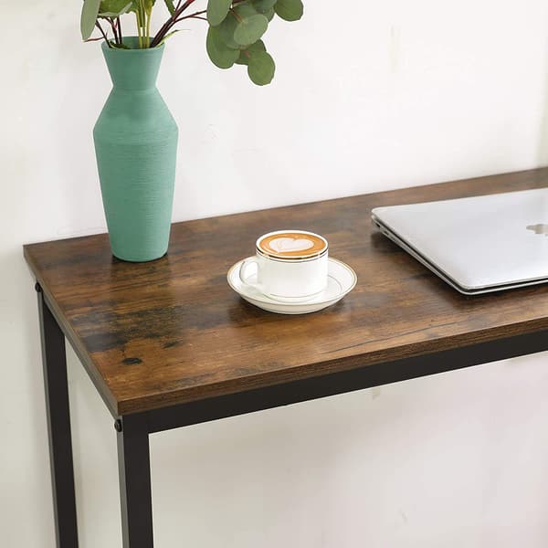 Leobert - Bord - Rustik Brun/Sort - 100X40X90 Cm