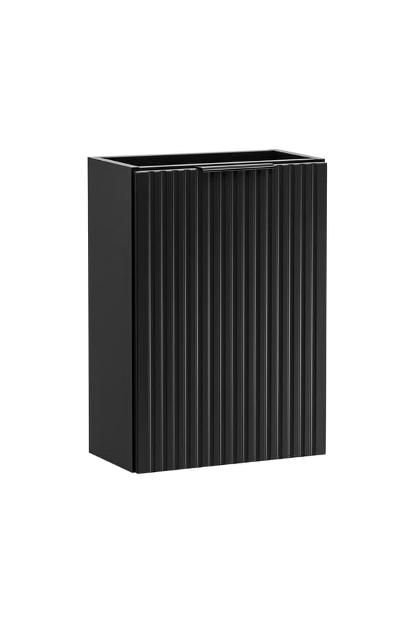 Vaskeskab 20 × 40 Cm Med 1 Dør - Adel Sort, Mat Sort