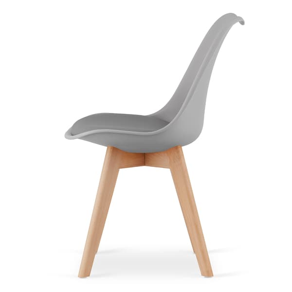 Leobert - Stol - Mark - Grå - 49X43X82 Cm - Set Med 3