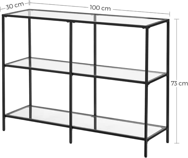 Leobert Glas-Konsol 111X11X38