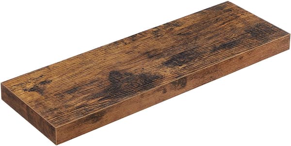 Leobert - Væghylde - Rustik Brun - 60X20X3,8 Cm