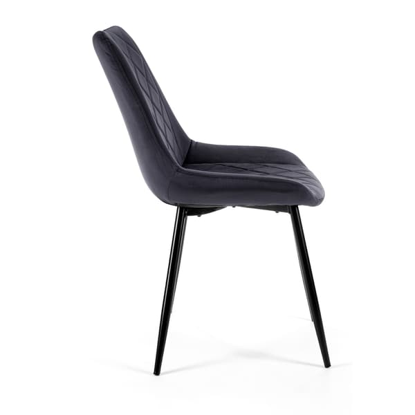 Akord SJ.0488 spisebordsstole, 2-pak, sort