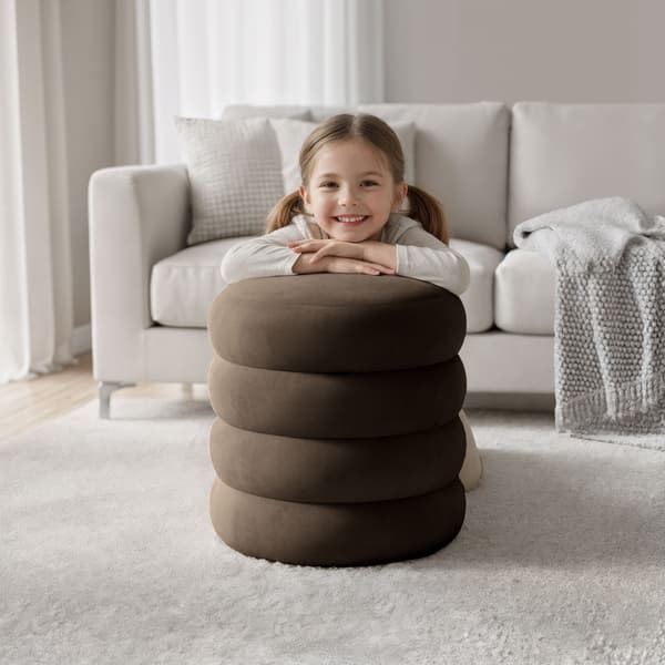 Akord Snuggo Puf, Brun