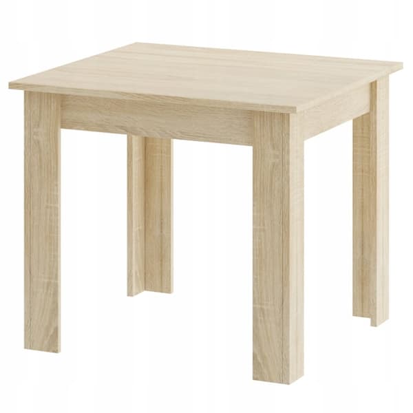 Leobert - Matgrupp - Mark - Sonoma-Ek/Grå - 80X80 Cm - 5 Delar