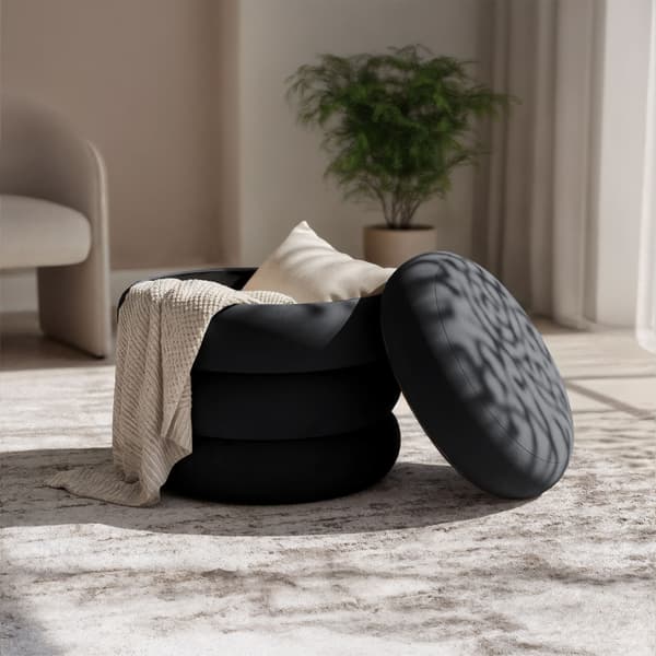 Akord Sittpuff Snuggo Svart