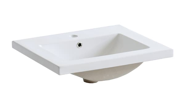 Ovenpåliggende Håndvask 60 Cm - Hvid