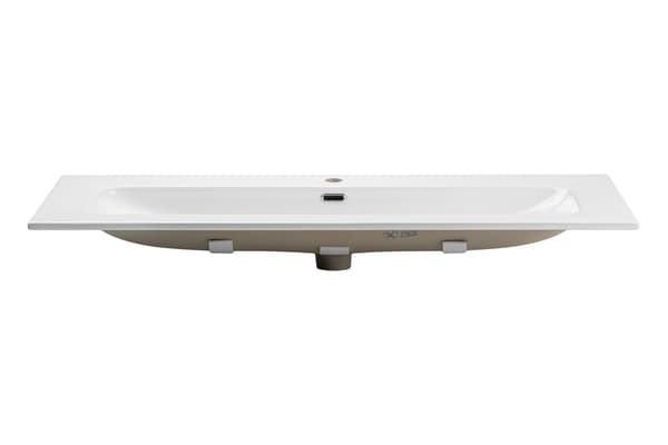 Ovanpåliggande Tvättställ 120 Cm - Vit Högglans