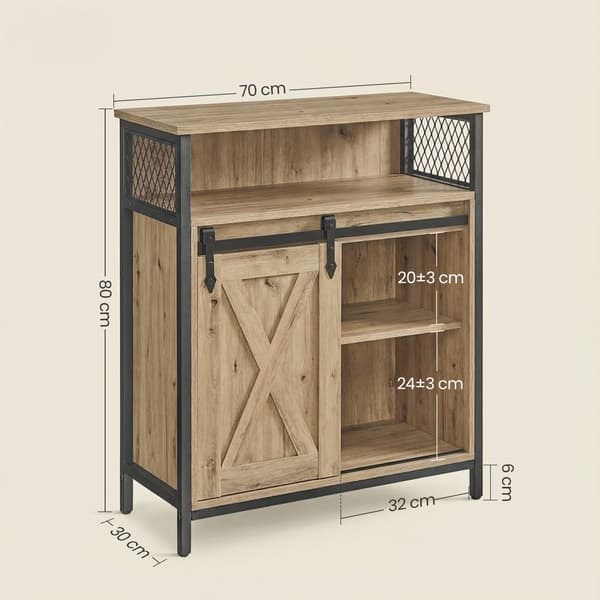 Leobert - Kommode - Artisan-Eg - 70X30X80 Cm