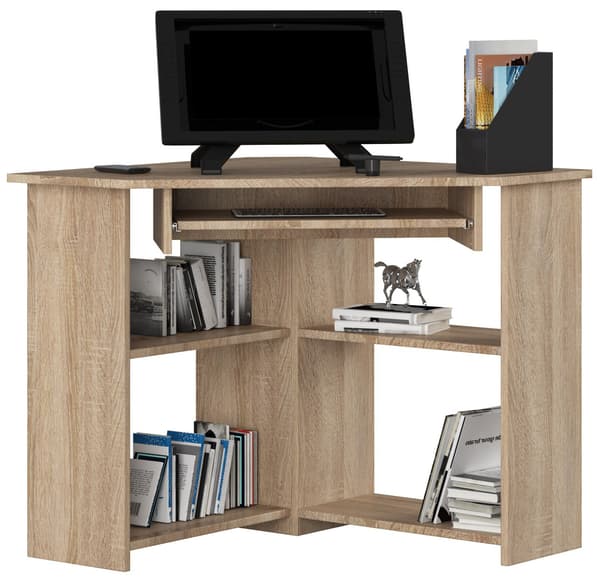Akord Ted computerskrivebord, wenge Akord Ted computerskrivebord, sonoma-eg