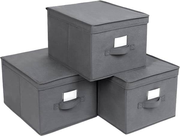 Leobert - Organizer - Grå - 30X40X25 Cm