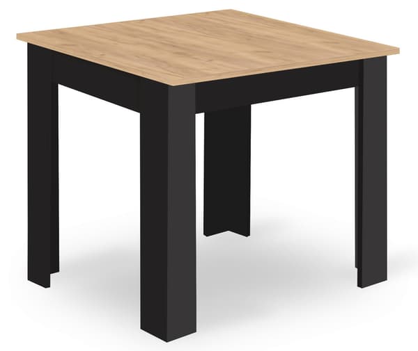 Np Bord 80X80 Artisan, Svarta Ben