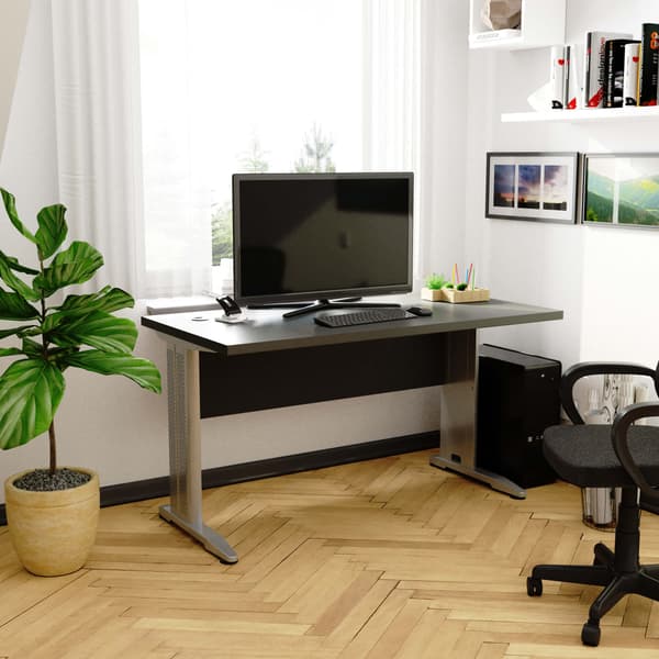 Akord Skrivebord Grå 135x60x76