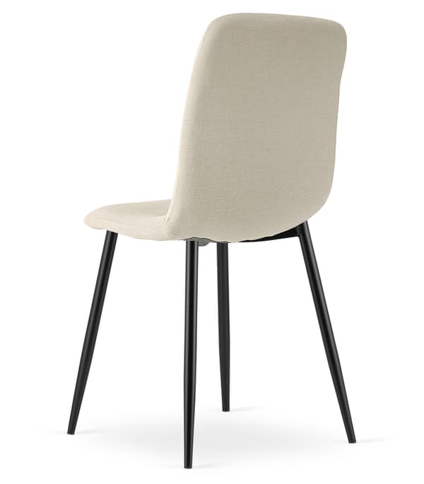 Rift Stol Beige Med Svarta Ben (2-Pack)