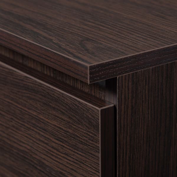 Akord Skrivebord 3 skuffer Computer Lige Wenge 90x50x77