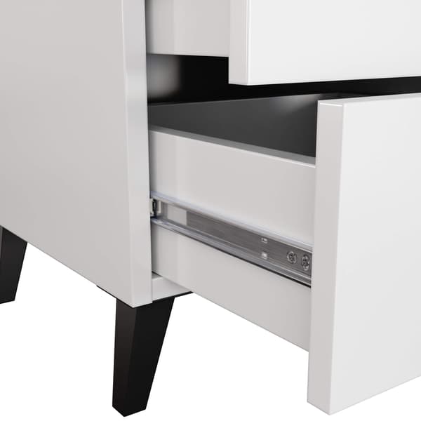 Akord Kommode Mobi Hvid/Sort 40x37x58