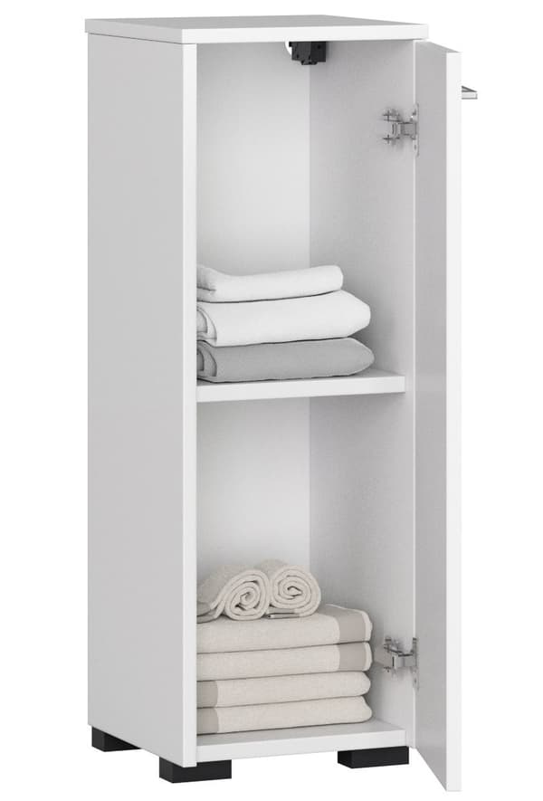 Akord Badrumsskåp Med Ben Vit 30X30X85