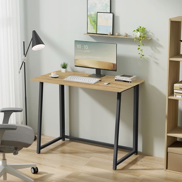 Leobert - Skrivebord - Artisan-Eg/Sorte Ben