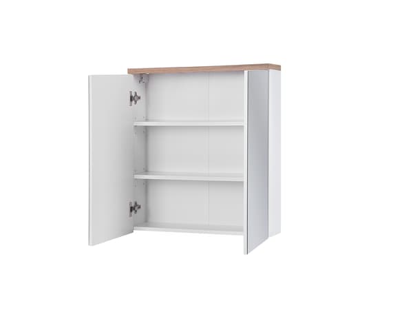 Spejlskab 60 Cm Med 2 Døre - Hvid