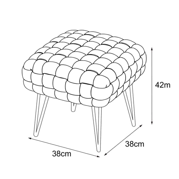 Akord Sittpuff Dotty Med Guldfärgade Ben Flaskgrön