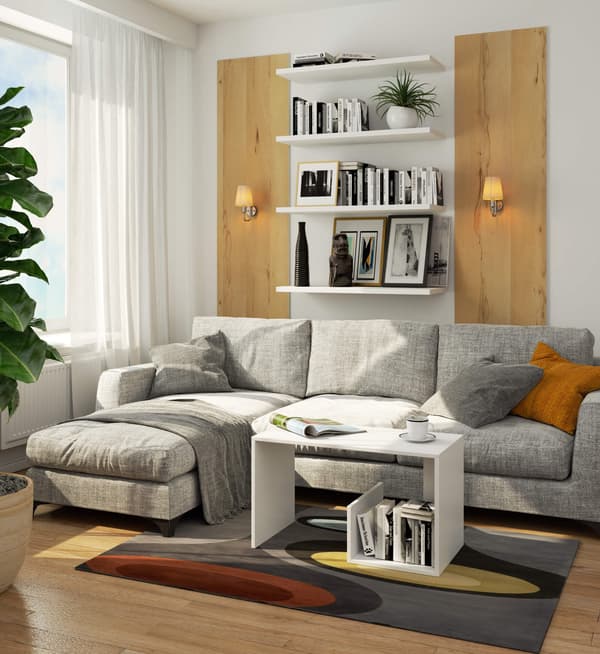 Akord Soffbord Paul Vit 80X40X45