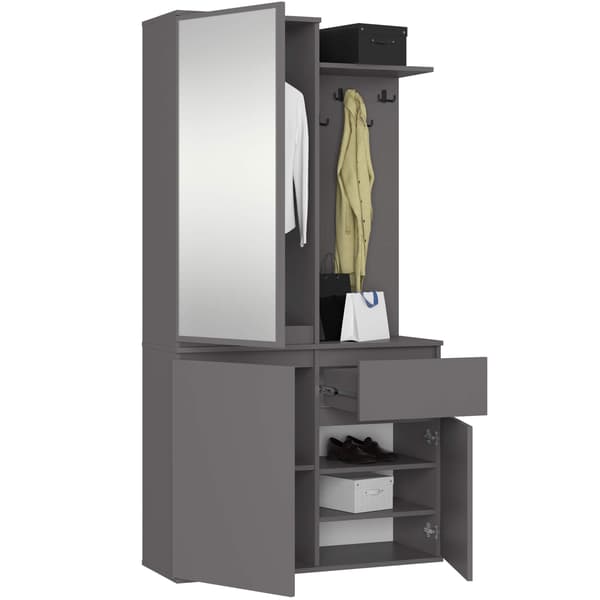 Akord Hallmöbelset Entro Grafit 95X35X183