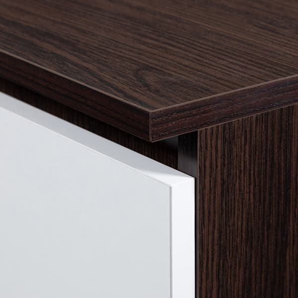 Akord Skænk 3 skuffer Wenge/Hvid 60x40x77
