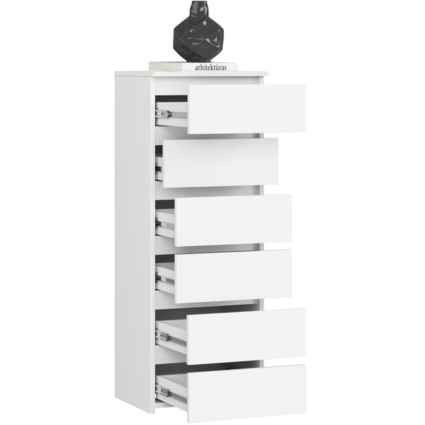Akord Hög Byrå Vit 40X35X109