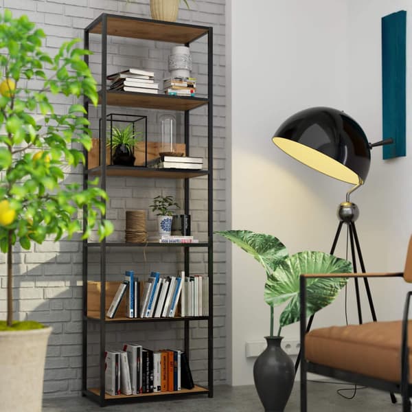 Akord Industriel Bogreol, Sort/Craft-Eg
