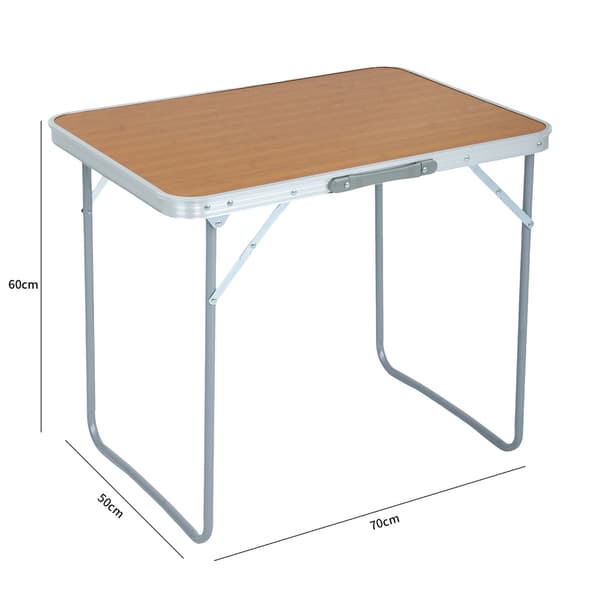 Akord Campingbord Fällbart Ares Brun 60X50X50