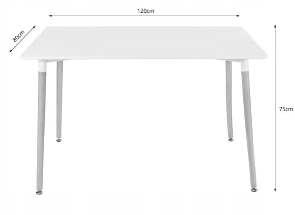 Leobert - Matgrupp - Wat - Svart - 120 Cm - 5 Delar