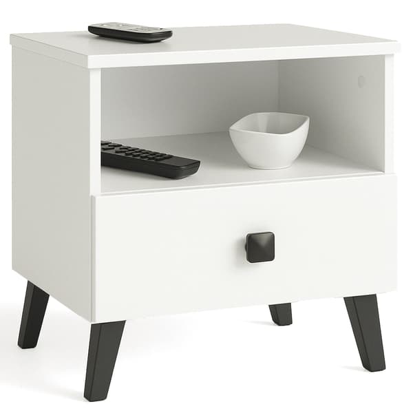 Akord Kommode Mobi Hvid/Sort 40x37x43