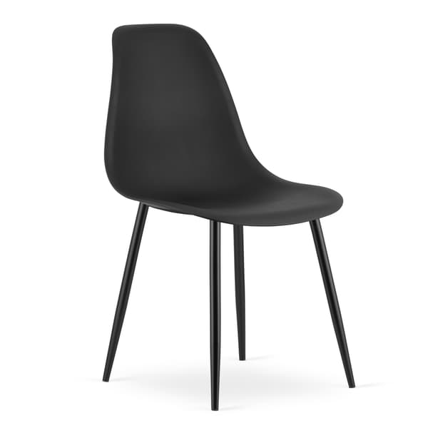 Leobert - Stol - Wat - Sort/Sorte Ben - 46X51X84 Cm - Sæt Med 4