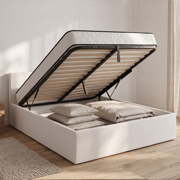 Akord Sengestel I Metal Med Løftemekanisme, Grøn