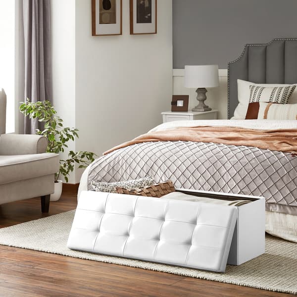 Leobert - Puff - Vit - 110X38X38 Cm