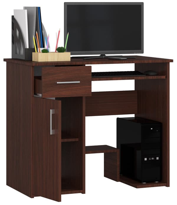 Akord Jay computerskrivebord, hvid Akord Jay computerskrivebord, wenge