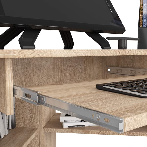 Akord Ted computerskrivebord, wenge Akord Ted computerskrivebord, sonoma-eg