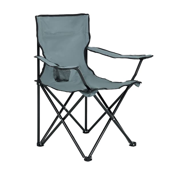 Akord Campingstol sammenklappelig Anter Grå 49x49x41